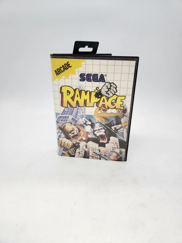 Rampage - Sega Master System Action - No Manual.