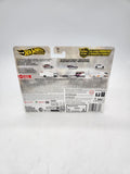 Hot Wheels 2025 Team Transport #78 DMC Delorean & HW Rally Hauler White Black.