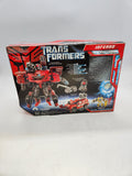 Yr 2007 Transformers All Spark Power Voyager 7" Figure INFERNO Emergency Vehicle.