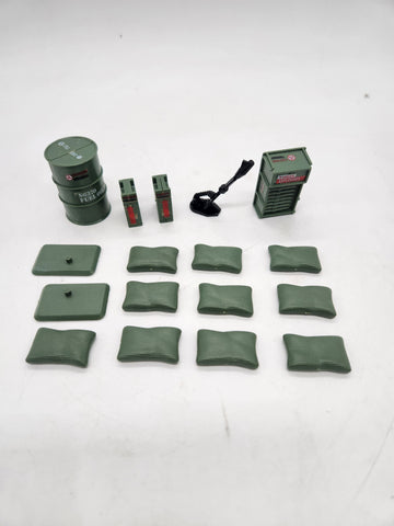 Mortar Defense Unit 100% Complete GI Joe 1984 Hasbro Action Figure Playset.