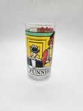 1976 The Sunday Funnies LITTLE ORPHAN ANNIE Harold Gray Drinking Glass.