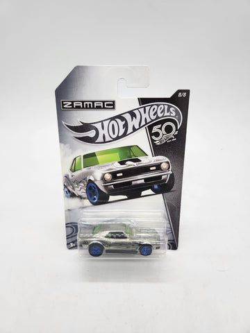 Hot Wheels ZAMAC ’68 COPO Camaro 50th Anniversary Flames 8/8 Walmart Exclusive.