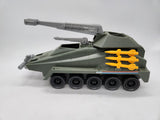 1987 GI Joe PERSUADER G.i. Joe Tank Vehicle w/BACKSTOP DRIVER w/Helmet.