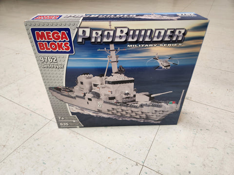 Mega Bloks ProBuilder Battle Group Series Set 9762 Destroyer NIB Sealed 2002.