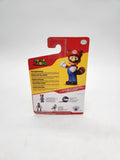 Jakks Pacific Super Mario Raccoon Mario 2.5"  Nintendo Collectible Toy.