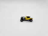 1988 Galoob Micro Machines Deluxe Yellow FORD T BUCKET ROADSTER w Opening Doors.
