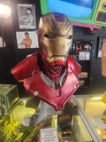 Sideshow Collectibles Iron Man Mark III Battle Damaged Bust 1:1 scale.