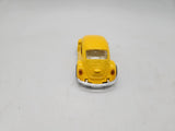 Welly VW Volkswagen Beetle St-Hubert Yellow Pull Back Action Diecast.
