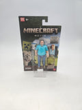 A Minecraft Movie Steve Figure Iron Sword Chicken Leg Satchel Jack Black New.