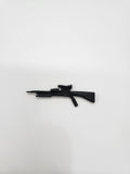 GI JOE 1986 Cobra Dreadnok Zandar Gun Rifle weapon original.