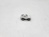 Small Micro Machine Plastic 1980's Chevy Corvette in White.
