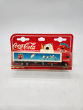 1996 Coca-Cola coke Majorette Diecast 1:100 tractor semi trailer truck.