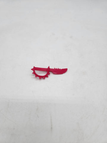 Teenage Mutant Ninja Turtles Slash Razor-spike Gnarly Knife Accessory 1990.