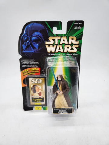 Star Wars Action Figure Saga POTF FlashBack Collection Obi-Wan Kenobi MOC- 1998.