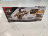 Jurassic World Rebirth Rumble & Rampage Distortus Rex Dinosaur Figure Mattel.