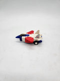 TOMY JAPAN R-6 robot jet plane pull back friction toy Transformer.