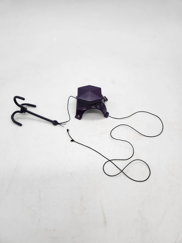 1984 MOTU Webstor - Backpack (back) missing grapple hook & rope.