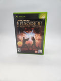 Star Wars Episode 3 III Revenge of the Sith - Xbox CIB + Reg Card.