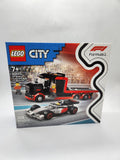 LEGO 60493 City F1 Display Truck with Audi F1 Race Car.