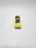 Vintage Sesame Street Playskool Cookie Monster Taxi  Diecast Yellow Vehicle.