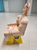 Hulk Hogan Yellow Swivel Chair WWF Wrestling 1991 Titan Sports Vintage RARE.