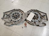 1990's Star Wars Millenium Falcon Action Figure Storage Carry Case Vintage 17”