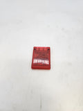 PS2 Memory Card, Original Red 8MB.
