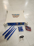 1985 LJN WWF Sling Em Fling Wrestling Ring w/ Box - No Instructions.