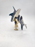 VTG Transformers Beast Wars Cybershark Complete Deluxe Original 1996 Shark.