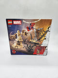 LEGO 76334 Marvel Epic Battle: Spider-Man vs. Sandman.