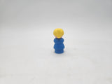 Vtg 1970's Fisher Price Little People Blonde Woman Blue Body.