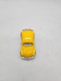 Welly VW Volkswagen Beetle St-Hubert Yellow Pull Back Action Diecast.