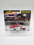 Hot Wheels Team Transport '66 Chevrolet Corvair & '72 Chevy Ramp Truck.