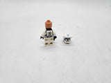 LEGO Star Wars Clone Heavy Trooper with white Visor and Double Blaster.