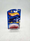 2003 Hot Wheels #25 First Editions 13/42  SWOOP COUPE Red w/5Sp-5Dot Dish Spokes.