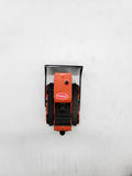 Vintage 1970s TONKA MINI BULLDOZER Construction Vehicle Orange Pressed Steel.