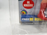 Mr. Wonderful Wrestling Superstars WWF 1985 LJN 8" Action Figure NEW SEALED Graded.