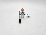 LEGO Star Wars Clone Heavy Trooper with white Visor and Double Blaster.