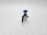 LEGO Star Wars Clone Heavy Trooper with Blue Visor and Double Blaster.