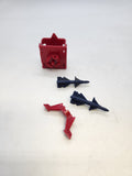 Gi Joe Cobra 1984 Scrap Iron Launcher Part Weapon Accessory parts.