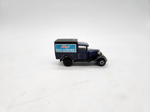 Matchbox Kellogg's Rice Krispies Model A Ford Toy Car Vintage 1979.