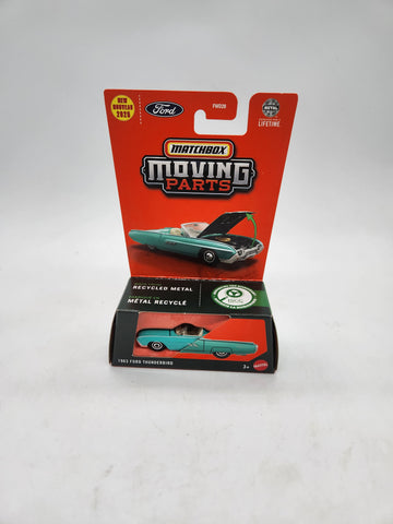 1963 Ford Thunderbird Turquoise Blue 2025 Matchbox Moving Parts.