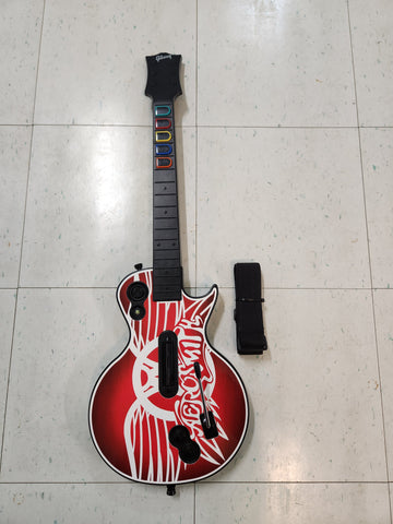 Guitar Hero XBOX 360 Wireless Gibson Les Paul Aerosmith Guitar 95339.805