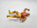 WWF action figure: Hulk Hoggan, Red Shirt Titan Sports, Hulkamania LJN 1988.