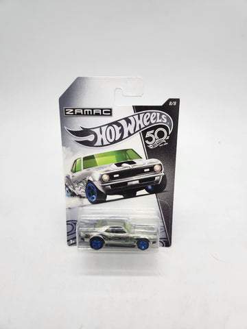 Hot Wheels ZAMAC ’68 COPO Camaro 50th Anniversary Flames 8/8 Walmart Exclusive.