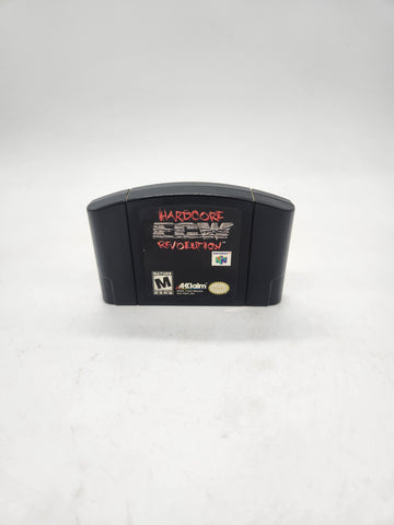 ECW Hardcore Revolution Nintendo 64, 2000 N64 Cart.