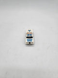 VTG 1980 Kidco Burnin Key White Dodge Monaco Highway Patrol Car #62 1/64.