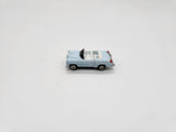 Micro Machines Galoob 1989 Cadillac Eldorado Convertible light blue RARE.