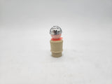 Vintage Fisher Price Little People CONSTRUCTION MAN WORKER w/ SILVER HAT.