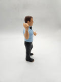 WWF LJN Superstars 1987 Blue Shirt Referee Wrestling Action Figure Vintage.